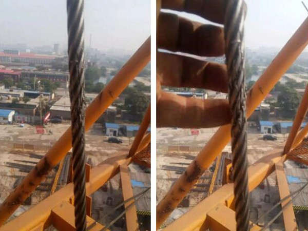 又一起鋼絲繩斷裂事故，造成2人被砸身亡！